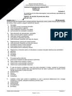 Subiecte bac biologie vegetală și animală: Subiecte Biologie Bac 2019 Pdf