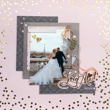 Scrapbooking Titelblatt Idee Hochzeit Fotoalbum Hochzeit Fotobuch Hochzeit Hochzeitsfotoalbum