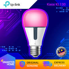 Tp Link Kasa Kl130 Smart Wifi Wireless Led E27 Bulb With Color Changing Hue 800lm Smarter
