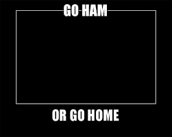 Go Ham Or Go Home Motivational Meme Make A Meme