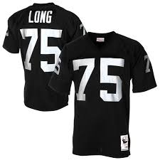 Black And White Throwback Jersey Mens Oakland Raiders Howie Long Mitchell Ness Black Authentic Throwback Jersey Oakland Raiders Raiders Oakland Raiders Football