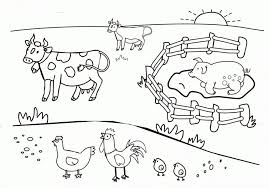 Farm animals early reader book: Farm Animal Coloring Pages For Toddlers Novocom Top