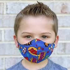Kids Face Mask For Ages 4 6 Or 8 10 Washable Head Strap Etsy In 2020 Mask For Kids Child Face Face Masks For Kids