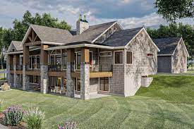 House Plan 963 00465 Craftsman Plan 2 150 Square Feet 2 5 Bedrooms 2 5 Bathrooms In 2021 Lake House Plans House Plans Mountain House Plans