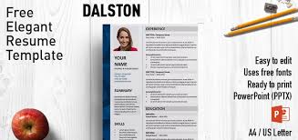 A resume is essentially a job seeker's first impression to any potential employer, so it's important to have one that's both attractive and professional. Dalston Elegant Powerpoint Resume Template
