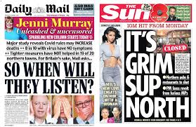 List of uk newspapers and uk news sites including the sun, the daily mail, telegraph, british one of the great popular uk newspapers published on daily basis and read it millions of people in. Covid Lockdown Restrictions And Pub Closures In North Dominate Uk Newspaper Front Pages Itv News