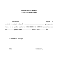 Cerere concediu evenimente speciale, model general. 5 3 Cerere De Concediu Odihna Co Pdf