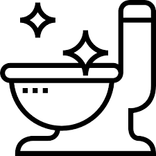 Clean bathroom clipart black and white. Toilet Free Miscellaneous Icons