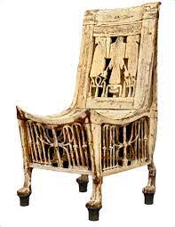 Occasionally furniture would be inlaid into a certain shape. Note On Twitter Egyptian Furniture Ancient Egyptian Art Ancient Egyptian Artifacts