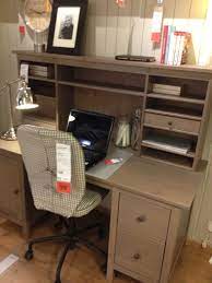 Somerset white and storm gray 72 office desk with drawers and hutch. Ikea Hemnes Desk Coastal Home Office Desk Desk Units