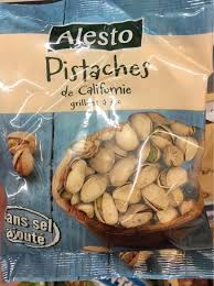 Pistaches Grillees A Sec Sans Sel Ajoute Alesto 150 G