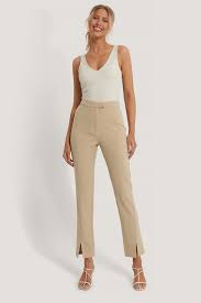 A wide variety of checked skinny trousers options are available to you, such as feature, season, and decoration. Tailored Trousers Women S Tapered Trousers Na Kd Com