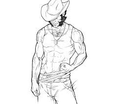 Awesome coloring pages for kids wolverine. Logan Line Character Design Colouring Pages Money Pictures