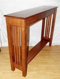 Console Hall Sofa Table Quarter Sawn Oak Mission Inspired Etsy Craftsman Style Table Mission Style Furniture Craftsman Style Furniture