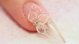 Edge Nail With Encapsulated Beads Tutorial Video By Naio Nails Edge Nails Gel Nail Art Designs Nail Art Videos