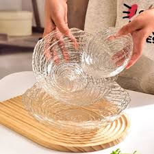 Glass Bowl Clear Charger Plate
