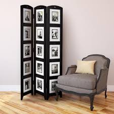 I want a free standing structure. Az Home And Gifts Kieragrace Kg Providence Photo Triple Panel Wood Room Divider Black Pn09239 8 The Home Depot