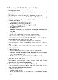 Wawancara pun menjadi ajang tanya tanggapan antara pewawancara dengan calon. Identifikasi Teks Prosedur Pernyataan Umum