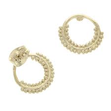 Mix and match with other swarovski jewelry pieces to express your unique. 13mm Round Earrings With Small Balls Gold Plated 3 Microns X2 Perles Co