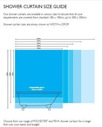So we will now look at the standard shower curtain sizes based on these numbers. Professional Series Anti Bacterial White Polyester Shower Curtain 3 Sizes