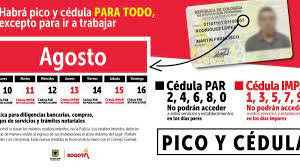 Compra de cualquier producto al. Coronavirus Pico Y Cedula En Bogota Del 10 Al 16 De Agosto Donde Aplica Calendario Y Digitos As Colombia