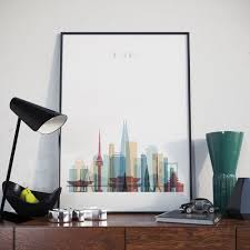 Find images of wall decoration. Seoul Art Print South Korea Modern Wall Decorations Arts Decor Com
