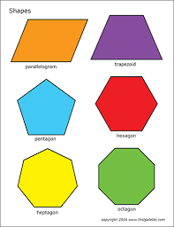 When all of the shapes are cut out, young learners can also play a shapes recognition game to learn their names faster. Basic Shapes Free Printable Templates Coloring Pages Firstpalette Com