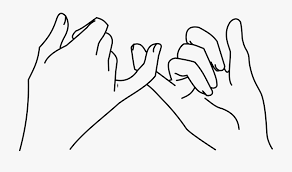 Download And Share Transparent Pinky Promise Png Cartoon Seach More Similar Free Transparent Cliparts Ca Pinky Promise How To Draw Fingers Hand Illustration