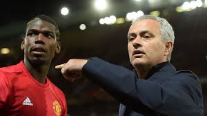 Image result for picha ya mourinho akiwa na Pogba