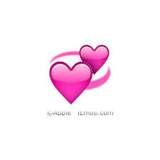 Revolving Hearts Heart Emoji Emoji Postcard