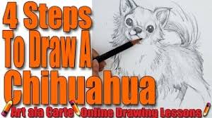 Sketching this happy dog is sure to motivate you. Draw A Chihuahua In 4 Steps Youtube