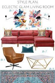 Style Plan Eclectic Glam Living Room Showit Blog It's characterized by variety and unpredictability.