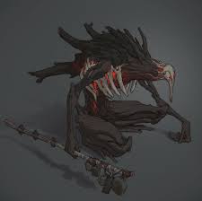 Artstation Seed Caller Kyle Enochs Dark Creatures Creature Concept Art Fantasy Character Design