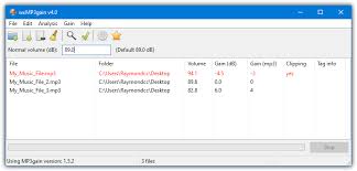 Easily Normalize Or Adjust Volume On Multiple Mp3 Files Raymond Cc