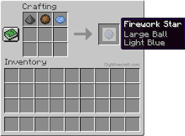 To make blue dye you need 5 coins (5gp) and 2 woad leaves which is bought buy wyson the gardener located on the map below. How To Make A Light Blue Large Ball Firework Star In Minecraft