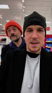 The 1999 Los Angeles #Dogma premiere as seen in a @goodmorningamerica  segment I had a hand in shooting. 29 year old #emokev, Baby Ben, L'il  Salma, and Pepper Potts DK's me! #KevinSmith #