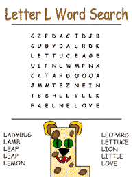 Illustration about cute and colorful alphabet letter l with set of illustrations and words printable sheet. Printable Alphabet Word Search Letter L Words Alphabet Words Phonics Words