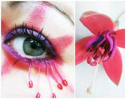 25 Creative Uses Of Cosmetics Halloween Makeup Diy Flower Makeup Cosmetic Art