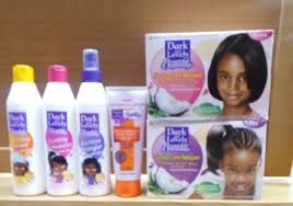 Dark and lovely hair dye, kids relaxer, jam extra hold, oil moisturizer. Black Silk Relaxer For Afro Hair