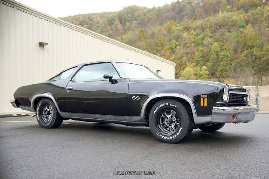 This 1973 Chevrolet Chevelle Malibu on Exotic Car Trader has a fresh coat of  paint, new seats, and aftermarket wheels for a classic look.