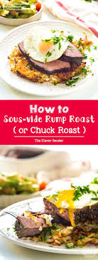 Instant pot sous vide roast beef. How To Sous Vide Rump Roast Or Chuck Roast Succulent Tender Slices Of Sous Vide Steak And Eggs Perfect For Breakfasts Sous Vide Recipes Beef Recipes Recipes