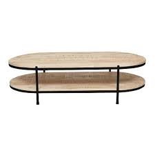 Even though the two may occupy exactly the same footprint, the wood table will have a bigger presence in the room and seem to take up more floor space. Merricks Oval Coffee Table Black Make Your House A Home Bendigo Central Victoria