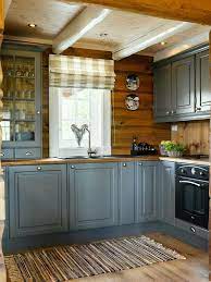 Pin By Sandy Purcell Gunther On Indoor Spaces Ideas Log Home Kitchens Log Cabin Kitchens Cabin Kitchens