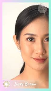 Ivory Brown Monthly Softlens Warna Korea Premium