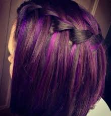 Hair color for dark skin. Hair Color Ideas For Brunettes Funky With Highlights For Blue Green Hazel Eyes Brunette Hair Color Ideas