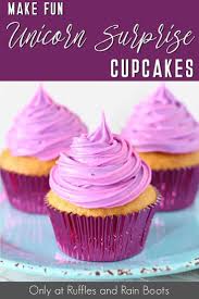 These Unicorn Surprise Cupcakes Are So Cute I Could Eat Them Recipe In 2020 Easy Cupcakes Decoration Cupcake Recipes Easy Cupcakes