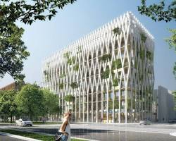 Image de Un immeuble de bureaux de 10 étages