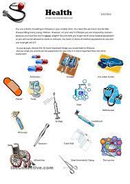 Medical Equipment Vocabulary Activity Medical Supplies Medical Equipment Vocabulary Activities