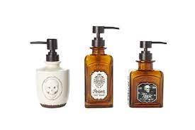 My Designs Target Halloween 2013 Ceramic Skull Glass Apothecary Soap Pumps Halloween 2013 Target Halloween Halloween