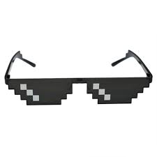 Zxwlyxgx Glasses 8 Bit Mlg Pixelated Sunglasses Men Women Brand Thug Life Party Eyeglasses Mosaic Vintage Eyewear Vintage Eyewear Pixel Sunglassesbrand Eyewear Aliexpress